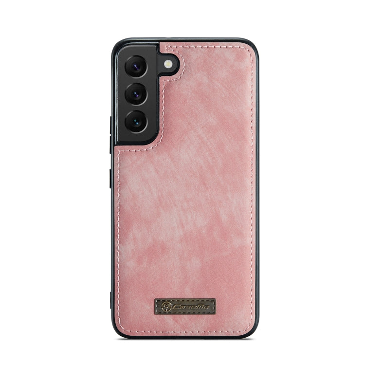 For Samsung Galaxy S22 5G CaseMe-008 Detachable Multifunctional Horizontal Flip Leather Case (Pink) - Galaxy S22 5G Cases by CaseMe | Online Shopping South Africa | PMC Jewellery | Buy Now Pay Later Mobicred