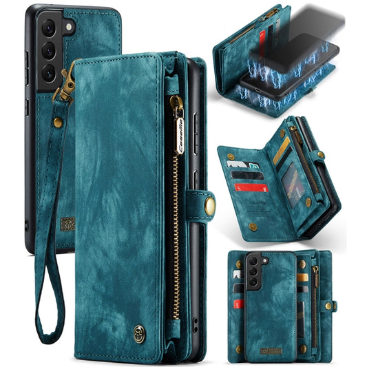 For Samsung Galaxy S22+ 5G CaseMe-008 Detachable Multifunctional Horizontal Flip Leather Case(Green) - Galaxy S22+ 5G Cases by CaseMe | Online Shopping South Africa | PMC Jewellery | Buy Now Pay Later Mobicred