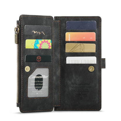 For Samsung Galaxy S22+ 5G CaseMe C30 Multifunctional Phone Leather Case with Holder & Card Slot & Wallet(Black) - Galaxy S22+ 5G Cases by CaseMe | Online Shopping South Africa | PMC Jewellery | Buy Now Pay Later Mobicred