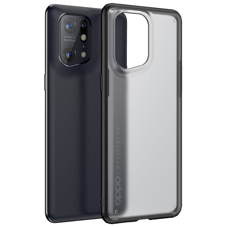 For OPPO Find X5 Pro Armor PC + TPU Shockproof Phone Case(Black) - OPPO Cases by PMC Jewellery | Online Shopping South Africa | PMC Jewellery