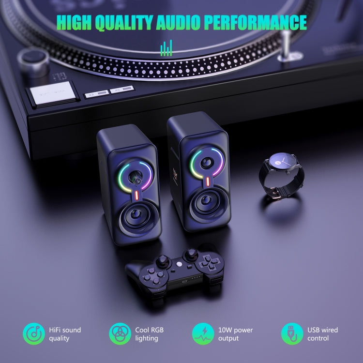 ONIKUMA L6 RGB Lighting Computer Audio with Bluetooth Function(Black) -  by ONIKUMA | Online Shopping South Africa | PMC Jewellery | Buy Now Pay Later Mobicred