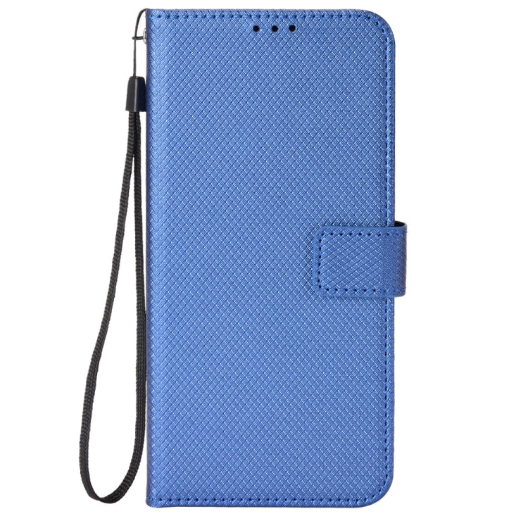 For DOOGEE N40 Pro Diamond Texture Leather Phone Case(Blue) - Doogee Cases by PMC Jewellery | Online Shopping South Africa | PMC Jewellery | Buy Now Pay Later Mobicred