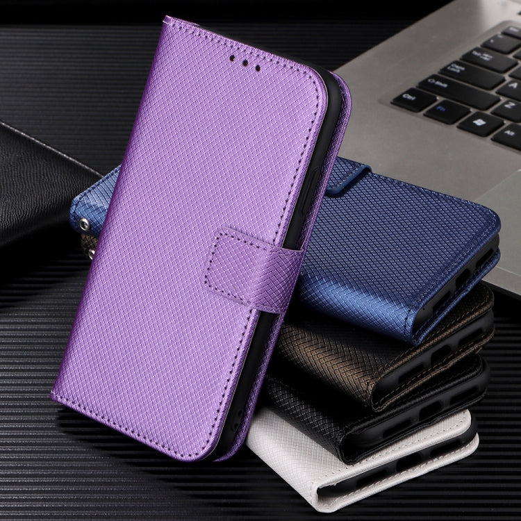 For Blackview A70 2021 Diamond Texture Leather Phone Case(Purple) - More Brand by PMC Jewellery | Online Shopping South Africa | PMC Jewellery | Buy Now Pay Later Mobicred