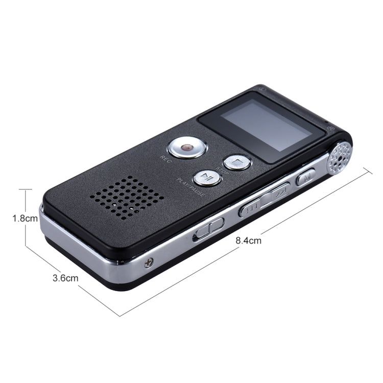 SK-012 32GB USB Dictaphone Digital Audio Voice Recorder with WAV MP3 Player VAR Function(Black) - Other Style by PMC Jewellery | Online Shopping South Africa | PMC Jewellery | Buy Now Pay Later Mobicred