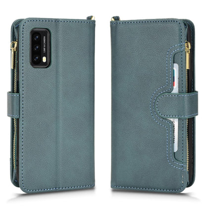 For Blackview A90 Litchi Texture Zipper Leather Phone Case(Green) - More Brand by PMC Jewellery | Online Shopping South Africa | PMC Jewellery | Buy Now Pay Later Mobicred
