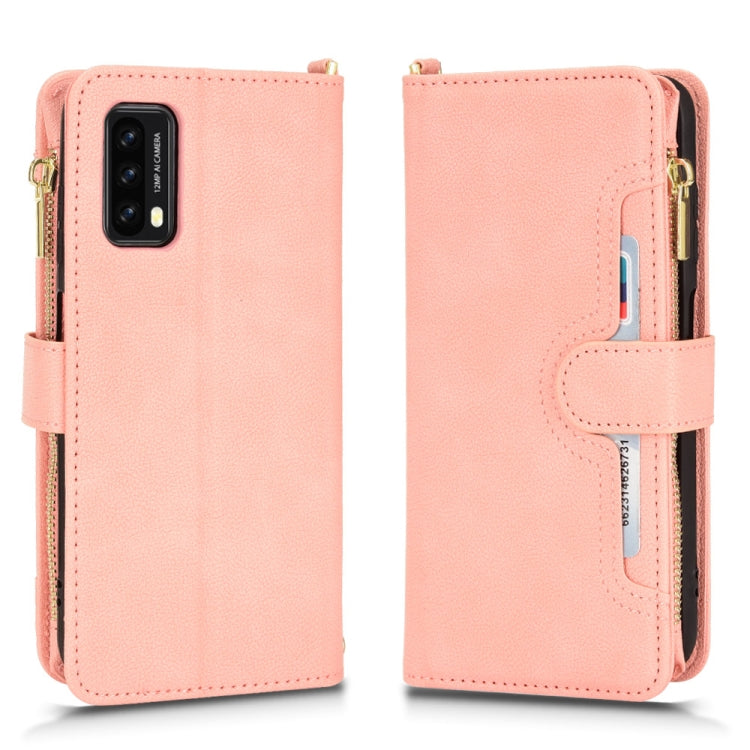 For Blackview A90 Litchi Texture Zipper Leather Phone Case(Pink) - More Brand by PMC Jewellery | Online Shopping South Africa | PMC Jewellery | Buy Now Pay Later Mobicred