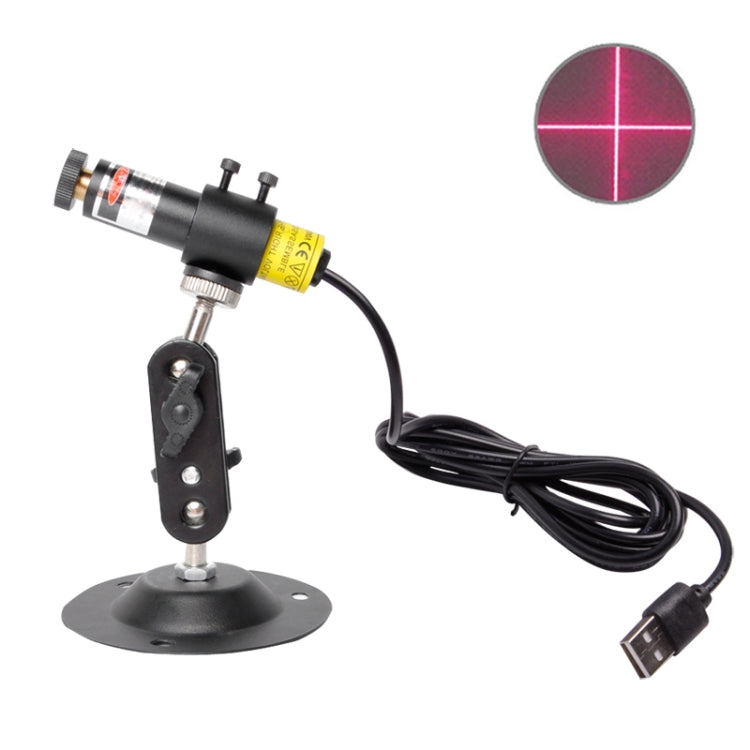 USB Power Laser Positioning Light with Holder, Style:100wm Cross(Red Light) - DIY Apparel Sewing by PMC Jewellery | Online Shopping South Africa | PMC Jewellery