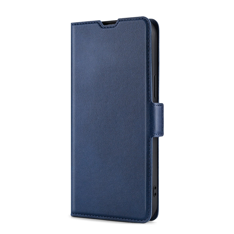 For Doogee Y8 Ultra-thin Voltage Side Buckle PU + TPU Leather Phone Case(Blue) - More Brand by PMC Jewellery | Online Shopping South Africa | PMC Jewellery | Buy Now Pay Later Mobicred