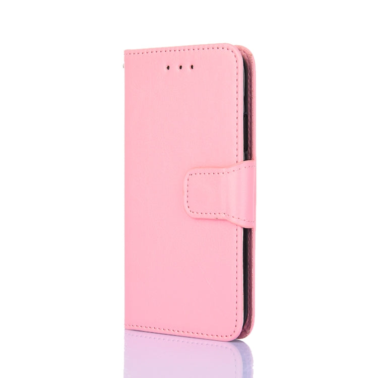 For Blackview A70 Crystal Texture Leather Phone Case(Pink) - More Brand by PMC Jewellery | Online Shopping South Africa | PMC Jewellery | Buy Now Pay Later Mobicred