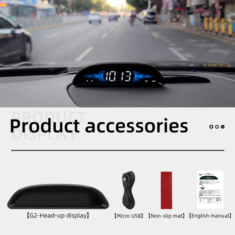 G2 Car HD GPS Head-Up Display HUD System - Head Up Display System by PMC Jewellery | Online Shopping South Africa | PMC Jewellery | Buy Now Pay Later Mobicred