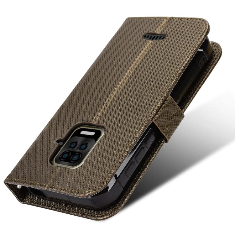 For Doogee S59 / S59 Pro Diamond Texture Leather Phone Case(Brown) - Doogee Cases by PMC Jewellery | Online Shopping South Africa | PMC Jewellery | Buy Now Pay Later Mobicred