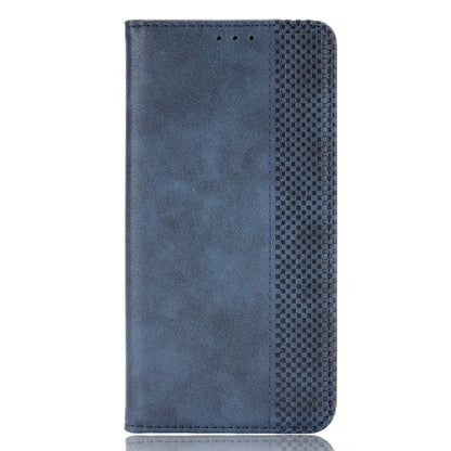 For Ulefone Note 12P Magnetic Buckle Retro Texture Leather Phone Case(Blue) - Ulefone Cases by PMC Jewellery | Online Shopping South Africa | PMC Jewellery | Buy Now Pay Later Mobicred