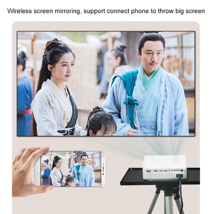 YG530 LED Small 1080P Wireless Screen Mirroring Projector, Power Plug:EU Plug(White) - LED Projector by PMC Jewellery | Online Shopping South Africa | PMC Jewellery | Buy Now Pay Later Mobicred