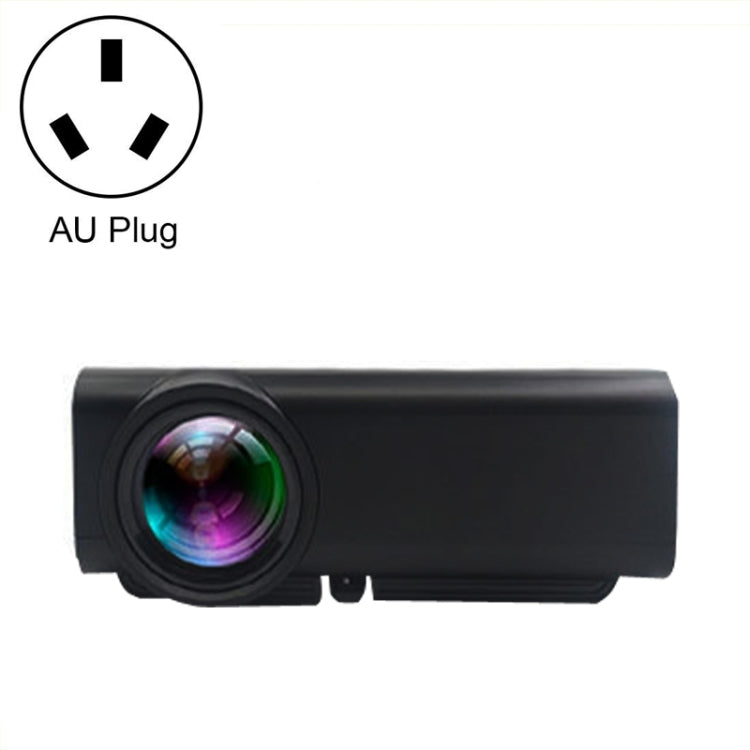 YG530 LED Small 1080P Wireless Screen Mirroring Projector, Power Plug:AU Plug(Black) - LED Projector by PMC Jewellery | Online Shopping South Africa | PMC Jewellery | Buy Now Pay Later Mobicred