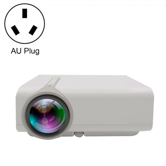 YG530 LED Small 1080P Wireless Screen Mirroring Projector, Power Plug:AU Plug(White) - LED Projector by PMC Jewellery | Online Shopping South Africa | PMC Jewellery | Buy Now Pay Later Mobicred