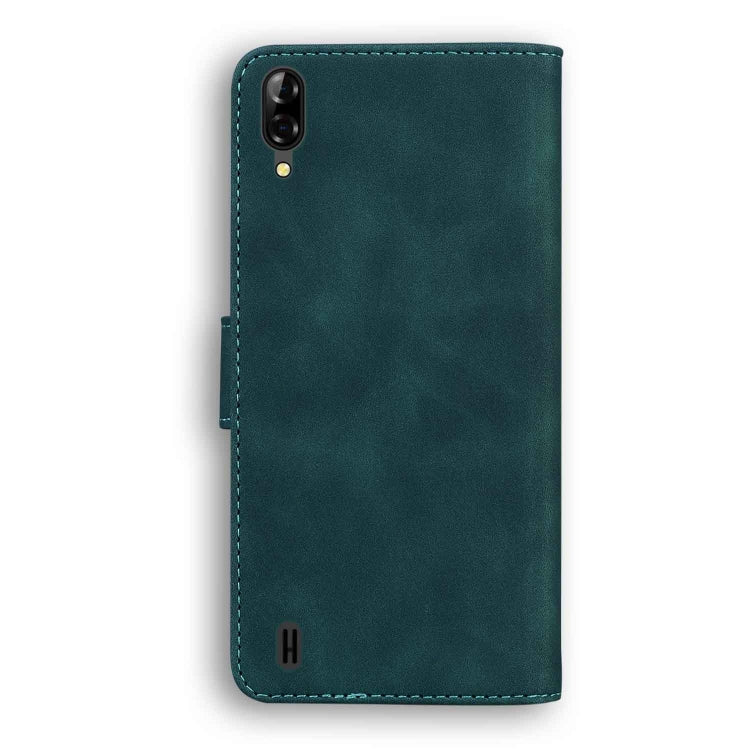 For Blackview A60 Skin Feel Pure Color Flip Leather Phone Case(Green) - More Brand by PMC Jewellery | Online Shopping South Africa | PMC Jewellery | Buy Now Pay Later Mobicred