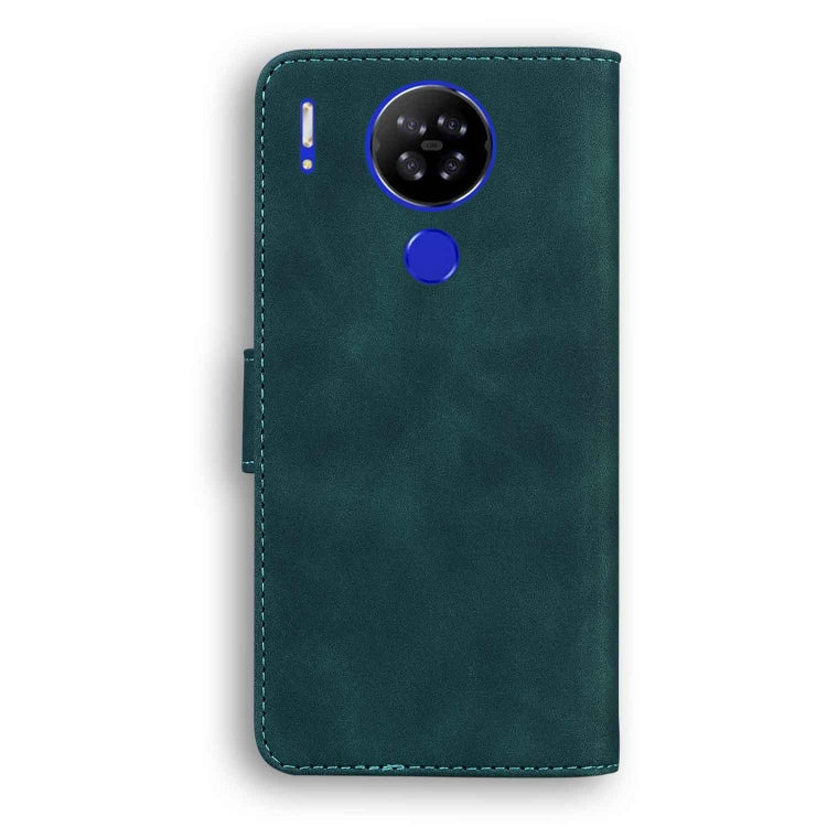 For Blackview A80 Skin Feel Pure Color Flip Leather Phone Case(Green) - More Brand by PMC Jewellery | Online Shopping South Africa | PMC Jewellery | Buy Now Pay Later Mobicred