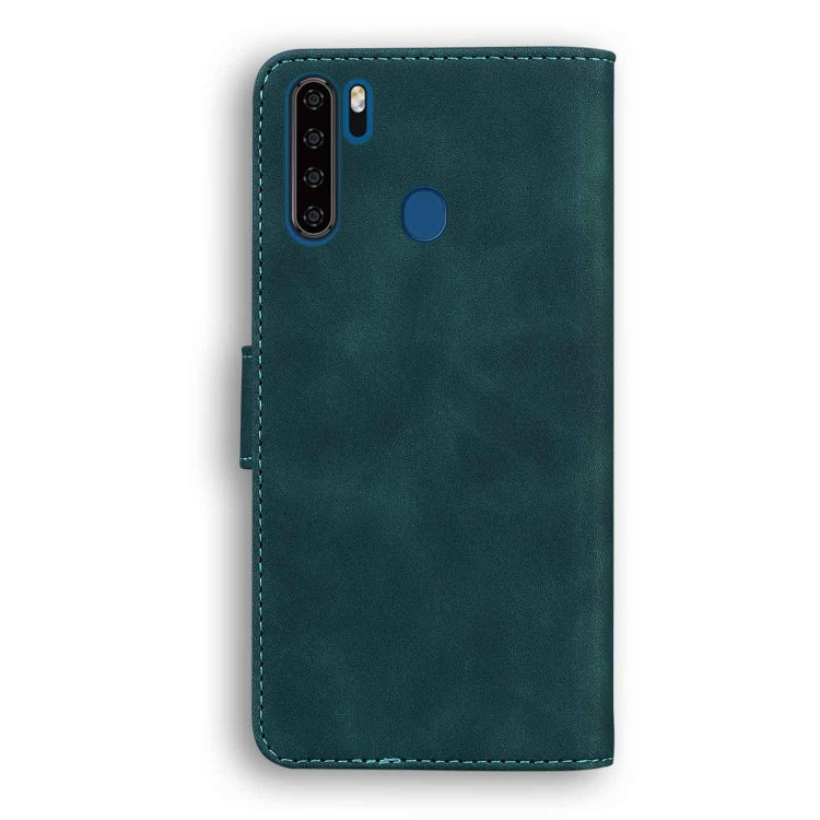 For Blackview A80 Pro Skin Feel Pure Color Flip Leather Phone Case(Green) - More Brand by PMC Jewellery | Online Shopping South Africa | PMC Jewellery | Buy Now Pay Later Mobicred