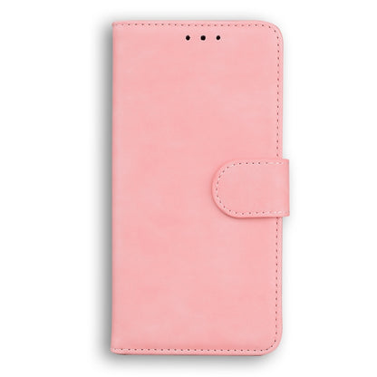 For Blackview A80 Pro Skin Feel Pure Color Flip Leather Phone Case(Pink) - More Brand by PMC Jewellery | Online Shopping South Africa | PMC Jewellery | Buy Now Pay Later Mobicred