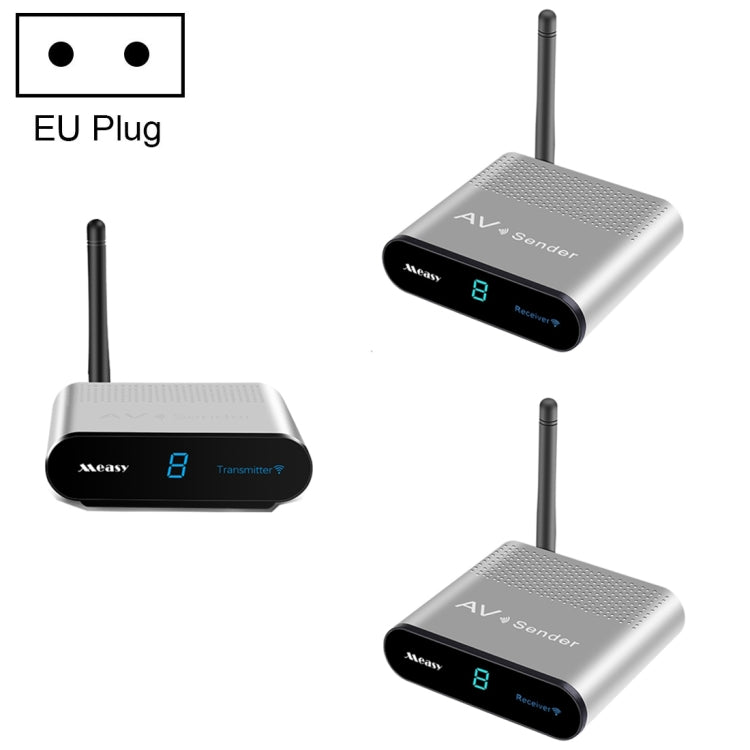 Measy AV530-2 5.8GHz Wireless Audio / Video Transmitter + 2 Receiver, Transmission Distance: 300m, EU Plug - Set Top Box & Accessories by Measy | Online Shopping South Africa | PMC Jewellery | Buy Now Pay Later Mobicred