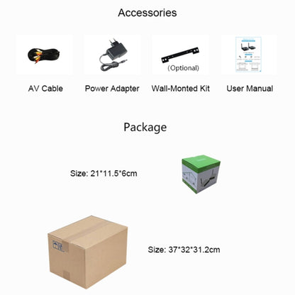 Measy AV530-2 5.8GHz Wireless Audio / Video Transmitter + 2 Receiver, Transmission Distance: 300m, AU Plug - Set Top Box & Accessories by Measy | Online Shopping South Africa | PMC Jewellery | Buy Now Pay Later Mobicred