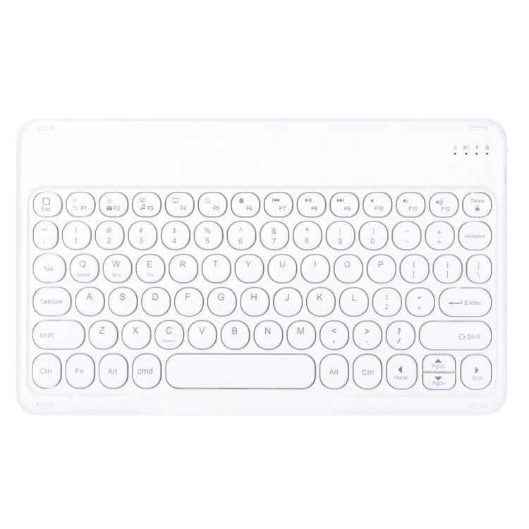 X4 Universal Round Keys Panel Spray Color Bluetooth Keyboard(White) - Universal Keyboard by PMC Jewellery | Online Shopping South Africa | PMC Jewellery