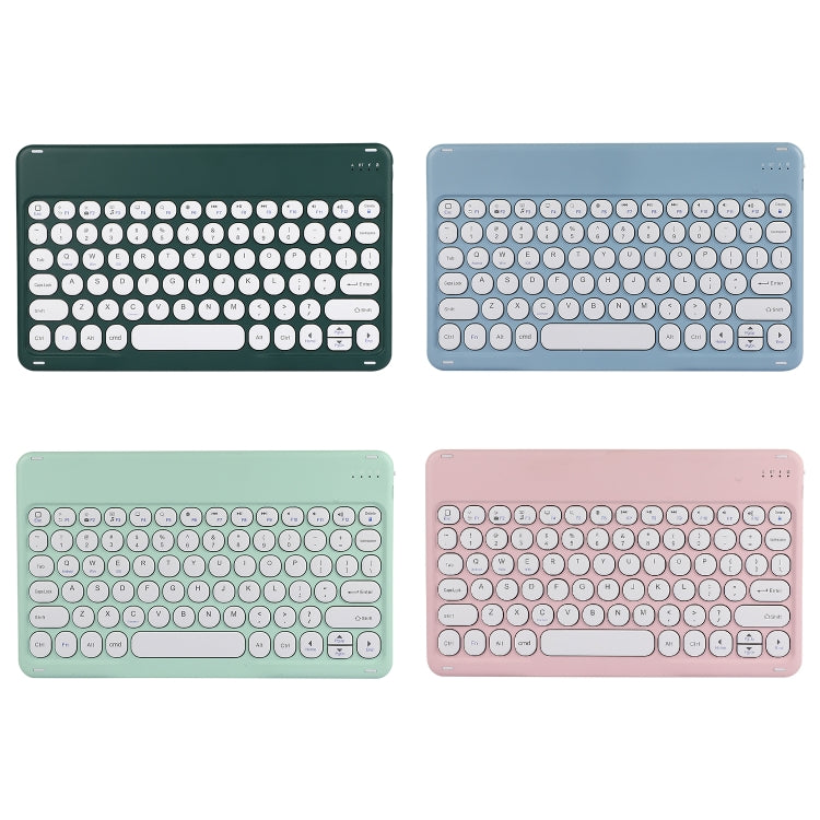 X4 Universal Round Keys Panel Spray Color Bluetooth Keyboard(Orange Pink) - Universal Keyboard by PMC Jewellery | Online Shopping South Africa | PMC Jewellery