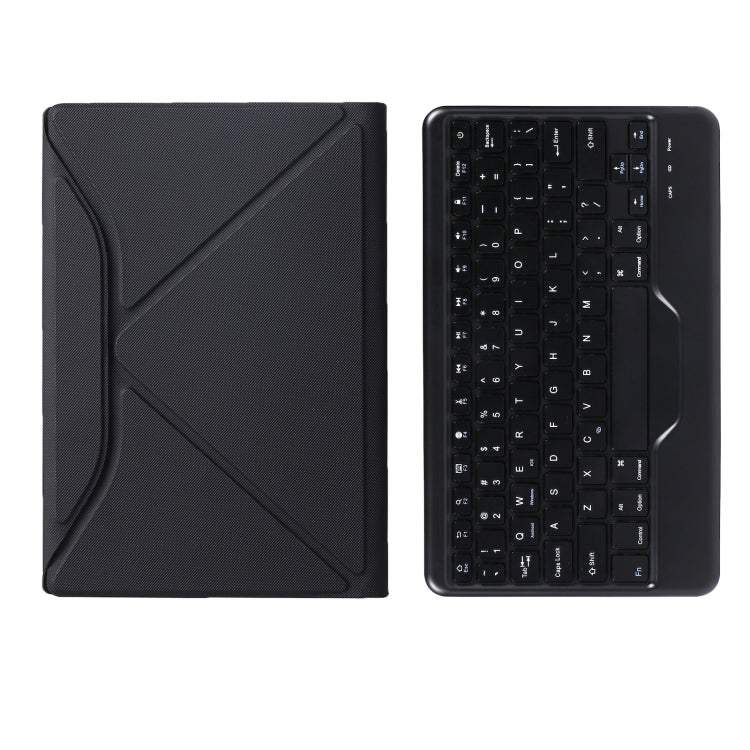 B0N5 Diamond Texture Bluetooth Keyboard Leather Case with Triangle Back Support For Xiaomi Pad 5 / 5 Pro(Black + Black) - Others Keyboard by PMC Jewellery | Online Shopping South Africa | PMC Jewellery