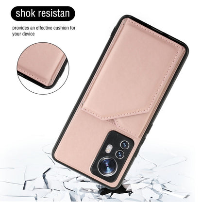 For Xiaomi 12 Pro Skin Feel PU + TPU + PC Phone Case(Rose Gold) - Xiaomi Cases by PMC Jewellery | Online Shopping South Africa | PMC Jewellery