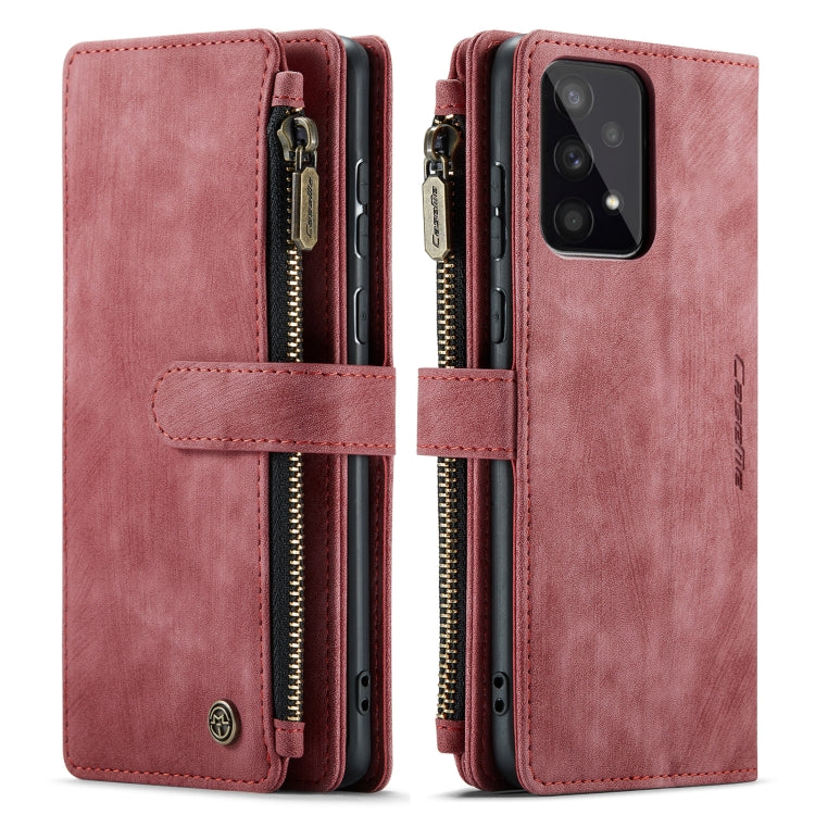 For Samsung GalaxyA33 5G CaseMe C30 Multifunctional Phone Leather Case(Red) - Galaxy Phone Cases by CaseMe | Online Shopping South Africa | PMC Jewellery | Buy Now Pay Later Mobicred