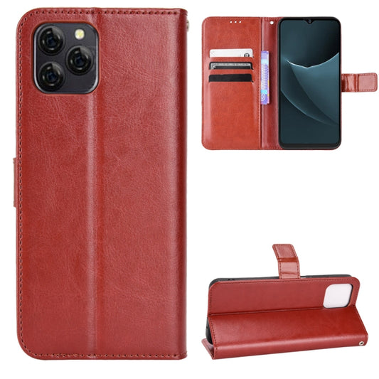 For Blackview A95 Retro Crazy Horse Texture Leather Phone Case(Brown) - More Brand by PMC Jewellery | Online Shopping South Africa | PMC Jewellery | Buy Now Pay Later Mobicred
