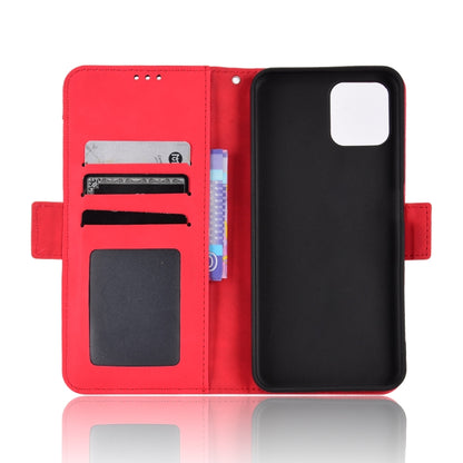 For Blackview A95 Skin Feel Calf Texture Card Slots Leather Phone Case(Red) - More Brand by PMC Jewellery | Online Shopping South Africa | PMC Jewellery | Buy Now Pay Later Mobicred