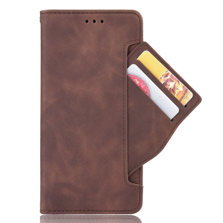 For Blackview A95 Skin Feel Calf Texture Card Slots Leather Phone Case(Brown) - More Brand by PMC Jewellery | Online Shopping South Africa | PMC Jewellery | Buy Now Pay Later Mobicred