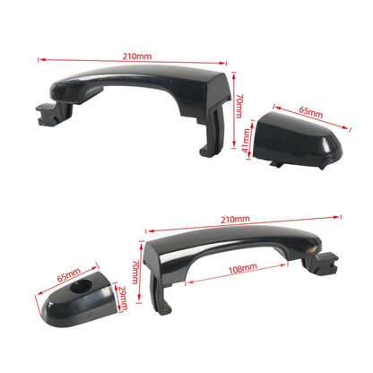 A6874 4 in 1 Car Outside Door Handle 82651-1F010 for KIA Sportage 2005-2010 - Door Handles by PMC Jewellery | Online Shopping South Africa | PMC Jewellery