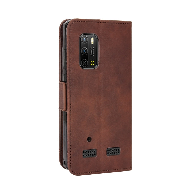 For Ulefone Armor X10 / X10 Pro Skin Feel Calf Texture Card Slots Leather Phone Case(Brown) - Ulefone Cases by PMC Jewellery | Online Shopping South Africa | PMC Jewellery | Buy Now Pay Later Mobicred