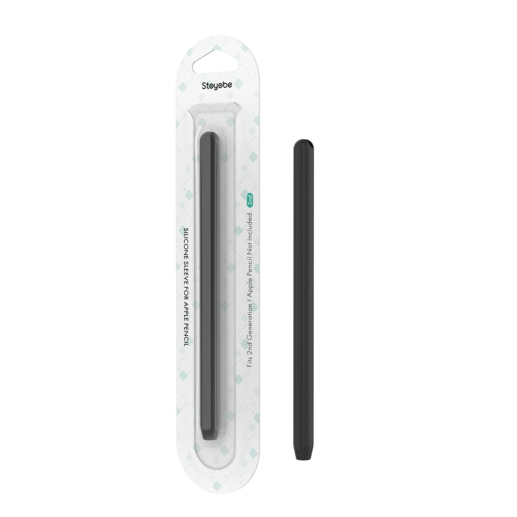 DUX DUCIS Stoyobe Ultra-thin Silicone Protective Case for Apple Pencil Pro / 2(Black) - Pencil Accessories by DUX DUCIS | Online Shopping South Africa | PMC Jewellery | Buy Now Pay Later Mobicred