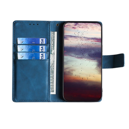 For Doogee X96 Pro Skin Feel Crocodile Magnetic Clasp Leather Phone Case(Blue) - Doogee Cases by PMC Jewellery | Online Shopping South Africa | PMC Jewellery | Buy Now Pay Later Mobicred