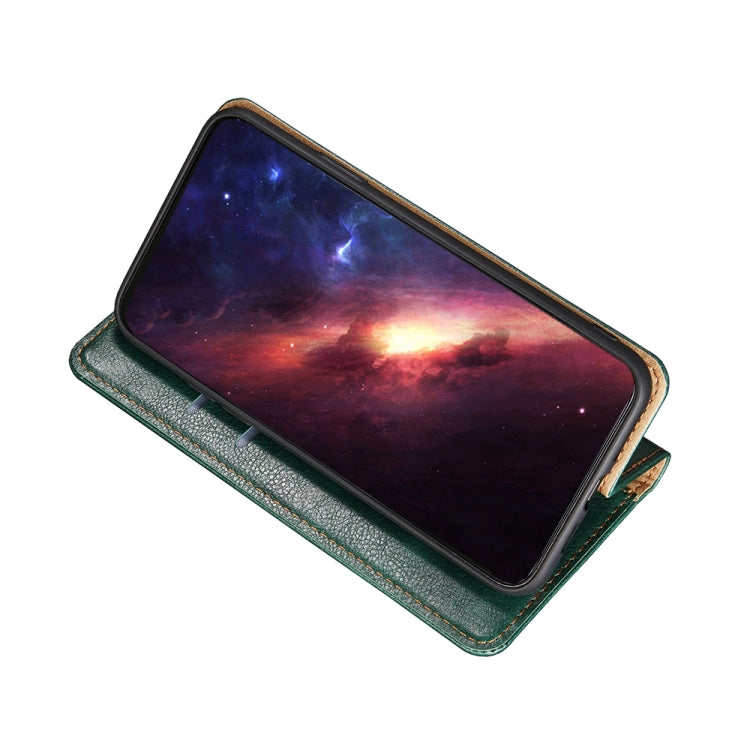 For Blackview A55 Pro Pure Color Magnetic Leather Phone Case(Green) - More Brand by PMC Jewellery | Online Shopping South Africa | PMC Jewellery | Buy Now Pay Later Mobicred