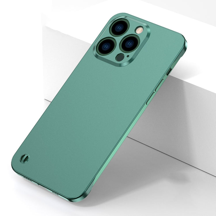 For iPhone 11 Pro Electroplating Frosted Frameless Phone Case (Green) - iPhone 11 Pro Cases by PMC Jewellery | Online Shopping South Africa | PMC Jewellery | Buy Now Pay Later Mobicred