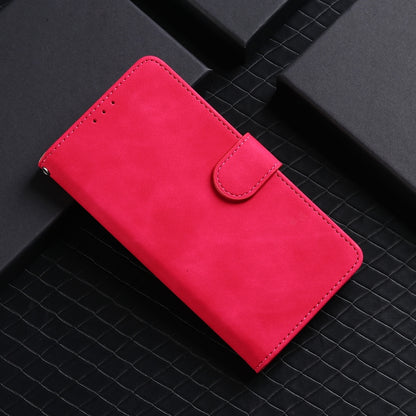 For Blackview A50 Skin Feel Magnetic Flip Leather Phone Case(Rose Red) - More Brand by PMC Jewellery | Online Shopping South Africa | PMC Jewellery | Buy Now Pay Later Mobicred