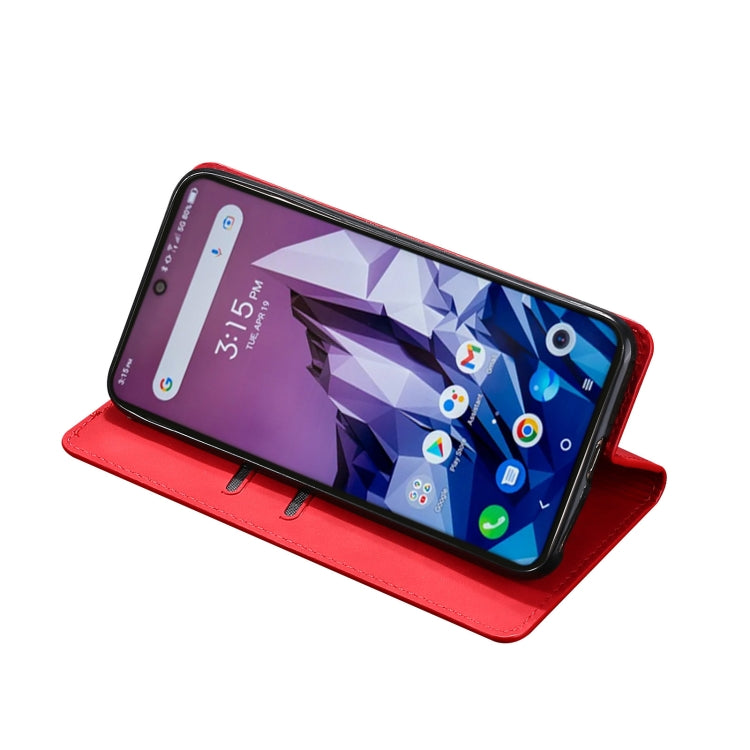 For Blackview A55 Pro Skin Feel Magnetic Horizontal Flip Leather Phone Case(Red) - More Brand by PMC Jewellery | Online Shopping South Africa | PMC Jewellery | Buy Now Pay Later Mobicred