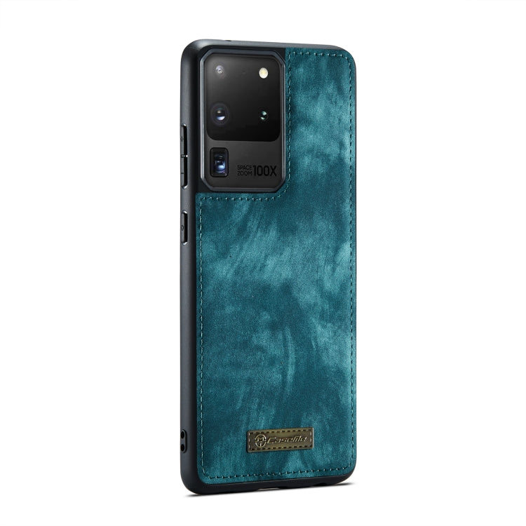 For Galaxy S20 Plus CaseMe Detachable Multifunctional Horizontal Flip Leather Case, with Card Slot & Holder & Zipper Wallet & Photo Frame(Green) - Galaxy Phone Cases by CaseMe | Online Shopping South Africa | PMC Jewellery | Buy Now Pay Later Mobicred