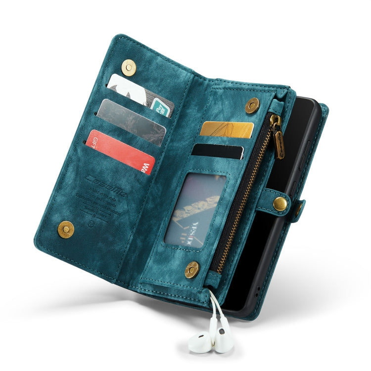 For Galaxy S20 Plus CaseMe Detachable Multifunctional Horizontal Flip Leather Case, with Card Slot & Holder & Zipper Wallet & Photo Frame(Green) - Galaxy Phone Cases by CaseMe | Online Shopping South Africa | PMC Jewellery | Buy Now Pay Later Mobicred