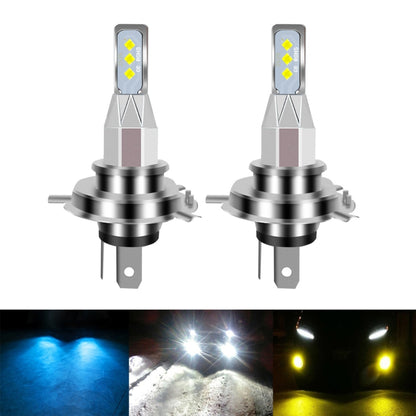 1 Pair H4 DC 12V-24V 12W 1800LM Car LED Fog Light(Ice Blue Light) - Fog / Driving Lights by PMC Jewellery | Online Shopping South Africa | PMC Jewellery | Buy Now Pay Later Mobicred