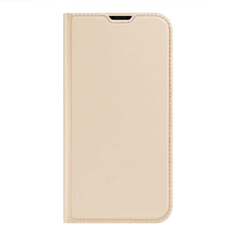 For iPhone 14 Pro Max DUX DUCIS Skin Pro Series Shockproof Horizontal Flip Leather Phone Case (Gold) - iPhone 14 Pro Max Cases by DUX DUCIS | Online Shopping South Africa | PMC Jewellery | Buy Now Pay Later Mobicred