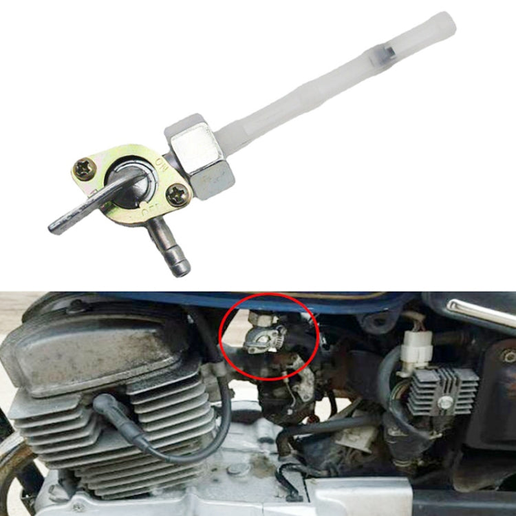 Motorcycle Fuel Tap Valve Petcock Fuel Tank Gas Switch for Honda CB400F 1977(White) - Replacement Parts by PMC Jewellery | Online Shopping South Africa | PMC Jewellery | Buy Now Pay Later Mobicred