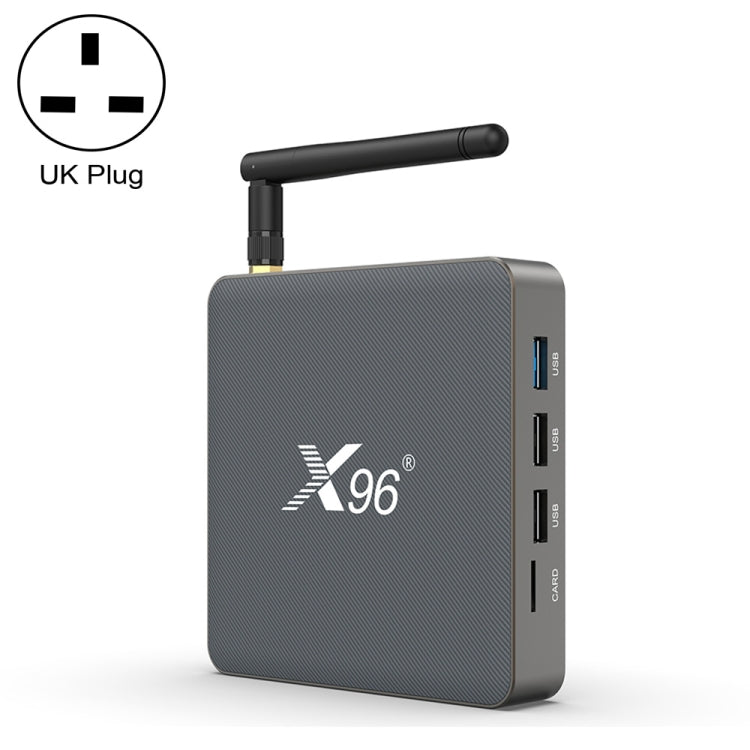 X96 X6 8K Smart TV BOX Android 11.0 Media Player, RK3566 Quad Core ARM Cortex A55, RAM: 8GB, ROM: 128GB, Plug Type:UK Plug - RK3566 by PMC Jewellery | Online Shopping South Africa | PMC Jewellery