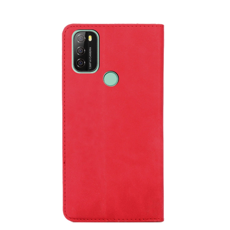 For Blackview A70 Skin Feel Magnetic Horizontal Flip Leather Phone Case(Red) - More Brand by PMC Jewellery | Online Shopping South Africa | PMC Jewellery | Buy Now Pay Later Mobicred