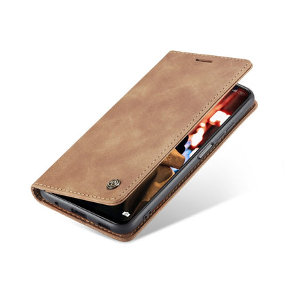 For Xiaomi Redmi Note 11 4G/Note 11S Global CaseMe 013 Multifunctional Horizontal Flip Leather Phone Case(Brown) - Xiaomi Cases by CaseMe | Online Shopping South Africa | PMC Jewellery | Buy Now Pay Later Mobicred