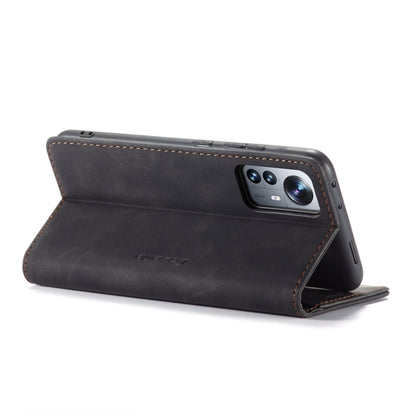 For Xiaomi 12 Pro CaseMe 013 Multifunctional Horizontal Flip Leather Phone Case(Black) - Xiaomi Cases by CaseMe | Online Shopping South Africa | PMC Jewellery | Buy Now Pay Later Mobicred